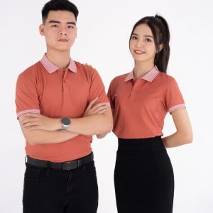 Áo polo đồng phục công sở - San hô