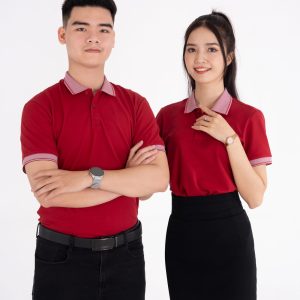 Áo polo đồng phục công sở - Đỏ